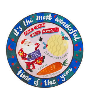 Eleanor Bowmer Festive Santa’s Treats Plate